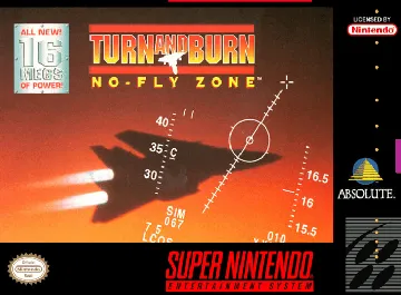 Turn and Burn - No-Fly Zone (USA) box cover front